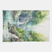 Forest Waterfall キッチンタオル (横)