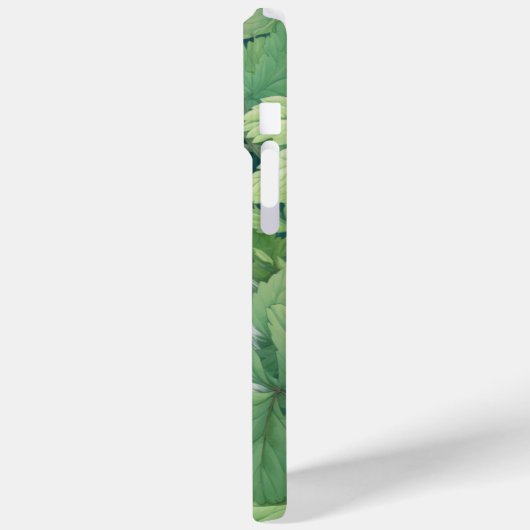 Forest Whispers White Cat With Green Eyes Case-Mate iPhoneケース (裏面 / 左)