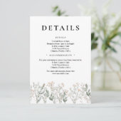 Forest Wildflowers QR Code Enclosure Card エンクロージャーカード (スタンド正面)