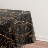 Forest Wildlife Animals Deer Bears Dark Nature テーブルクロス (インサイチュ)