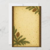 FOREST Winter Gathering のご招待 | エレガント 招待状 (裏面)