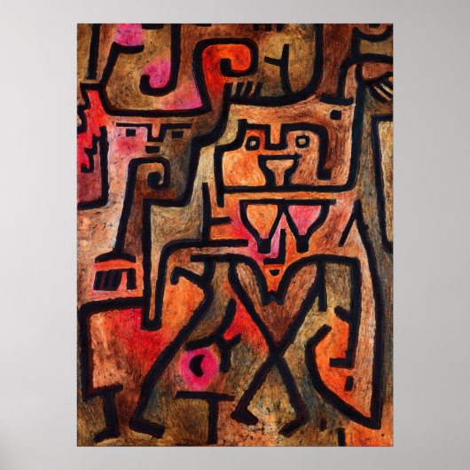  Forest Witch, Paul Klee  ポスター (正面)
