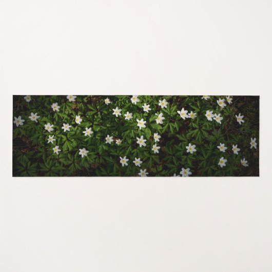 Forest Wood Anemone ヨガマット (正面(横))