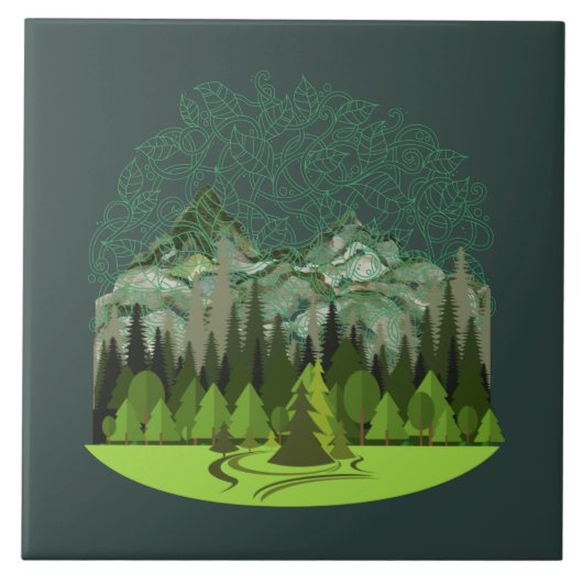 Forest, Wood, Nature タイル (正面)