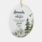 Forest Woodlandの仲間にチャンスを与えた セラミックオーナメント (右)