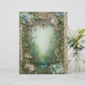 Forest Woodland Junk Journal Scrapbook Paper (スタンド正面)