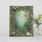 Forest Woodland Junk Journal Scrapbook Paper (スタンド正面)