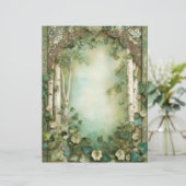 Forest Woodland Junk Journal Scrapbook Paper (スタンド正面)