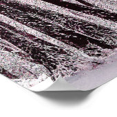 FOREST WOODS SNOWY WINTER SCENERY  ポスター (角)