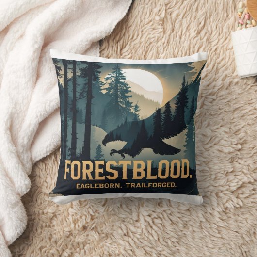 Forestblood – Espíritu Salvaje Nacido del Bosque クッション (ブランケット)