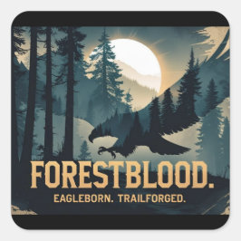 Forestblood – Espíritu Salvaje Nacido del Bosque スクエアシール