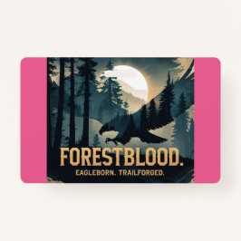 Forestblood – Espíritu Salvaje Nacido del Bosque バッジ