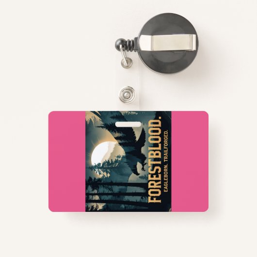 Forestblood – Espíritu Salvaje Nacido del Bosque バッジ (裏面リトラクタブル付き)