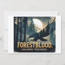 Forestblood – Espíritu Salvaje Nacido del Bosque 招待状