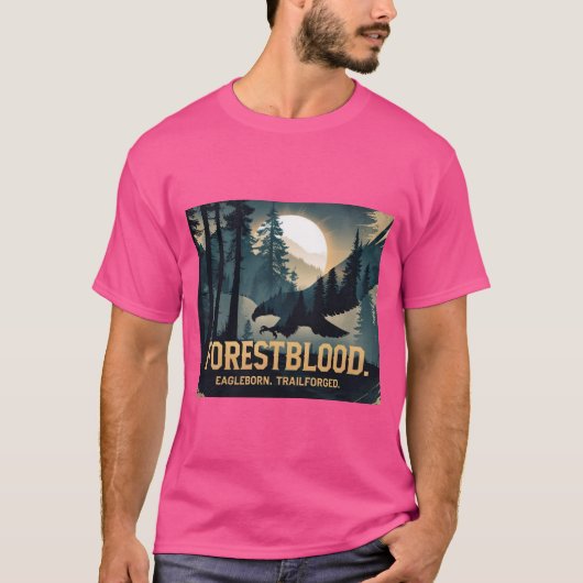 Forestblood – Espíritu Salvaje Nacido del Bosque Tシャツ (正面)