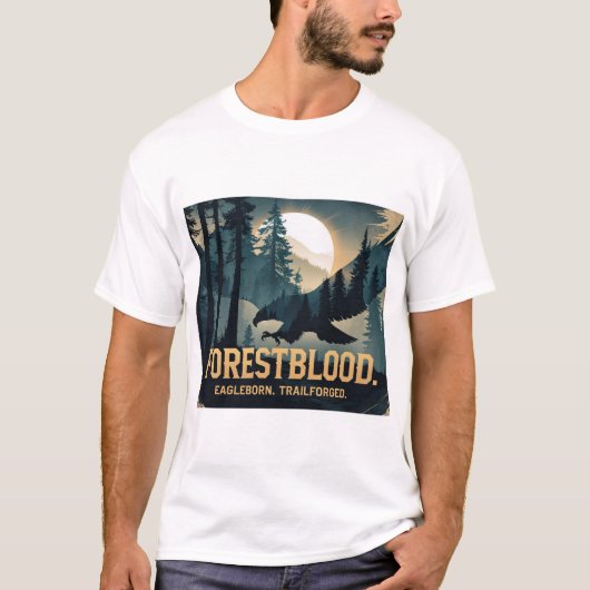 Forestblood – Espíritu Salvaje Nacido del Bosque Tシャツ (正面)