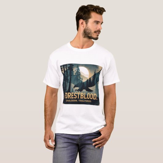 Forestblood – Espíritu Salvaje Nacido del Bosque Tシャツ (正面フル)