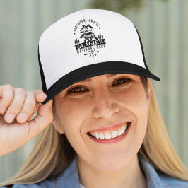 Forested Landscape of Glacier National Park キャップ