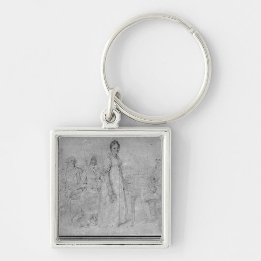 Forestier家族1806年 キーホルダー (正面)