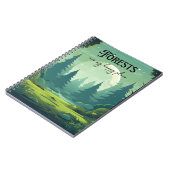 Forests Are My Happy Place ノートブック (左側)