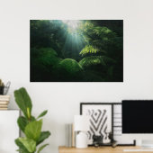 Forests | Ferns in Rainforest ポスター (ホームオフィス)