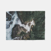 Forests | Grison Graubunden Canton フリースブランケット (正面(横))