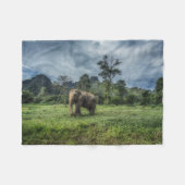 Forests | Kao Sok National Park フリースブランケット (正面(横))