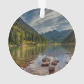 Forests | Maroon Bells Colorado オーナメント (裏面)