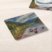 Forests | Maroon Bells Colorado スクエアペーパーコースター (アングル)