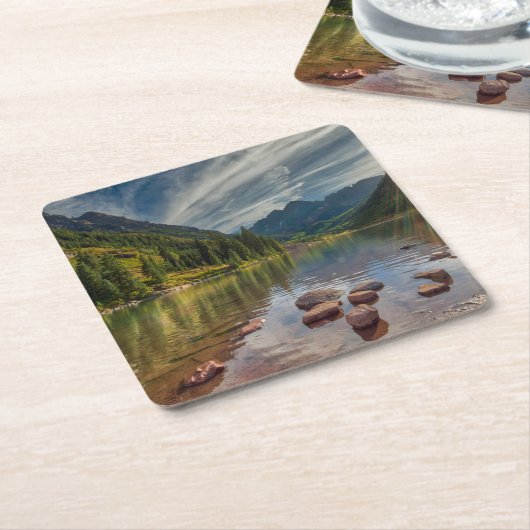 Forests | Maroon Bells Colorado スクエアペーパーコースター (アングル)