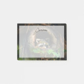 Forests | Raccoon Peeking ポストイット (正面)