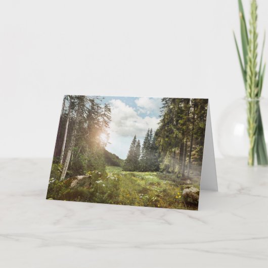 Forests | Sun Peeking Thru カード (正面)