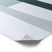 Forêt abstraite dans la brume 🌲🌫️ ポスター (角)