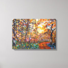 Foret en automne キャンバスプリント