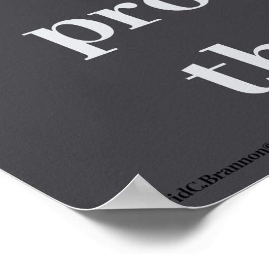 Forethought... Poster ポスター (角)