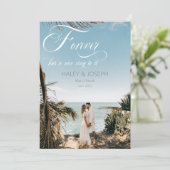 ForeverはItフォト婚約に素晴らしいリングや輪を持っている 案内状 (スタンド正面)