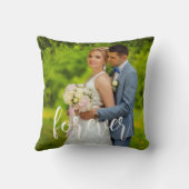 Foreverカスタムウェディングフォト クッション (裏面)