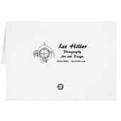 Foreverハート金ゴールドの編集可能な背景色 (裏面横)