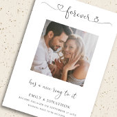 ForeverモダンはItフォト婚約にリングや輪がある 案内状