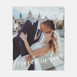 Forever かわいらし In Love Valentine's Day写真 フリースブランケット