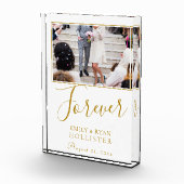 Forever エレガント Golden Script結婚's フォトブロック (右)