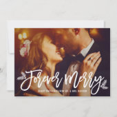 Forever メリー Wine Redの結婚写真 シーズンカード (正面)