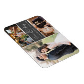 Forever & Always Gray Photo Thank You Collage マグネット (右側)