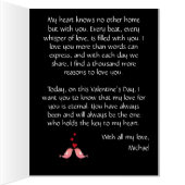 Forever & Always I love You add name photo Black (内側(右))