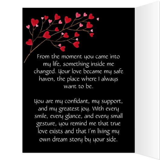 Forever & Always I love You add name photo Black (内側(左))