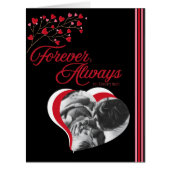 Forever & Always I love You add name photo Black (正面)