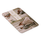 Forever & Always Pink金ゴールド写真結婚ありがとう マグネット (右側)