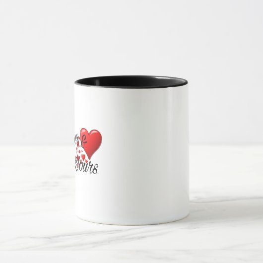 Forever & Always Yours - Romantic Love Mug マグカップ (中央)
