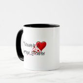 Forever & Always Yours - Romantic Love Mug マグカップ (正面左)