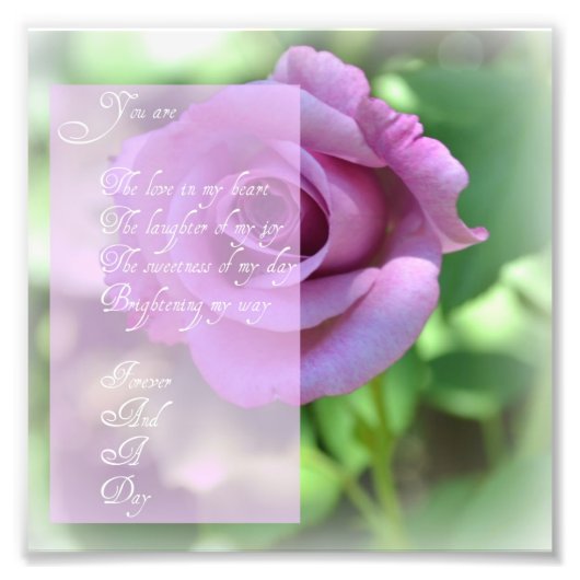 Forever and a Day Posal Photoプリント フォトプリント (正面)